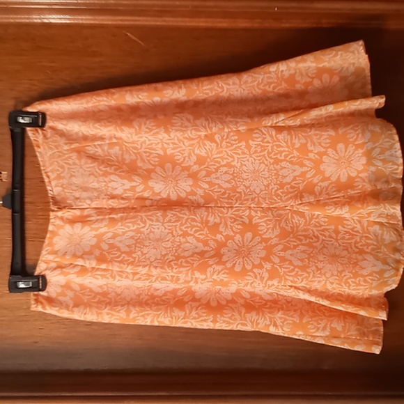 Jaclyn Smith Coral A-line Skirt size 6 - Picture 4 of 6